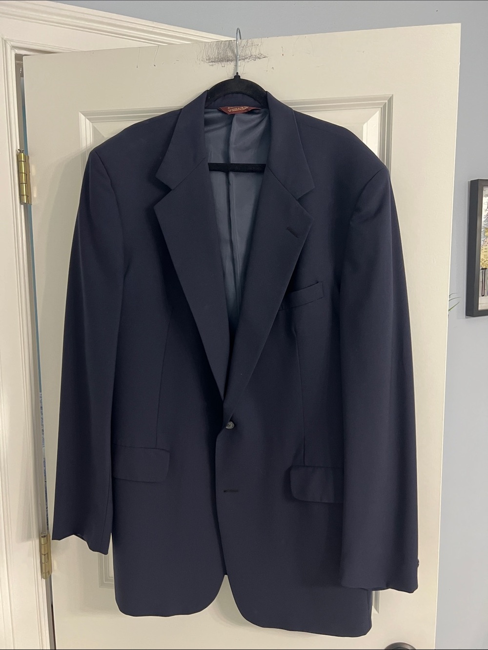 Nordstrom Men's Dark Navy Single-Breasted Blazer
